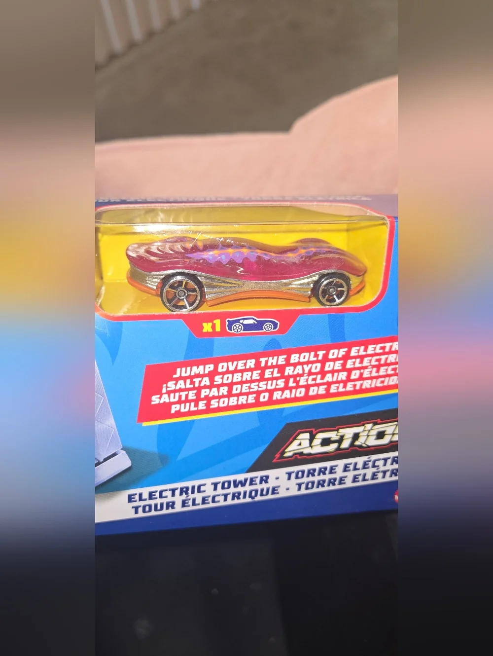 Kids Playset Of 3 - Blue & Yellow MegaMat Action Track